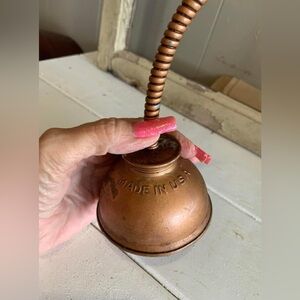 Vintage Eagle Thumb Oil Can